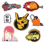 Pochita Enamel Brooch Pin – Anime Accessory