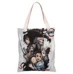 Fukujin Anime Zipper Tote Bag - Reusable