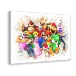 Mario Bros Anime Poster for Boys' Room 12x18