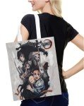 Fukujin Anime Zipper Tote Bag - Reusable