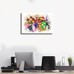 Mario Bros Anime Poster for Boys' Room 12x18
