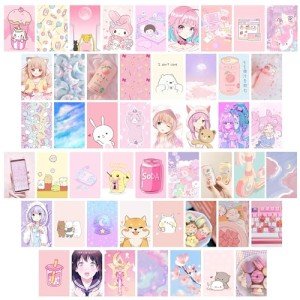 Cute Anime Aesthetic Photo Wall Collage Kit