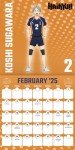 Deluxe Haikyu Wall Calendar 2025 with Stickers