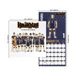 Deluxe Haikyu Wall Calendar 2025 with Stickers