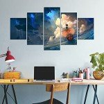 KAIWALK One Piece Straw Hat Pirates Canvas Art