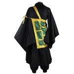 Geto Suguru Cosplay Kimono Outfit Set - Black
