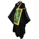 Geto Suguru Cosplay Kimono Outfit Set - Black