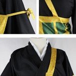 Geto Suguru Cosplay Kimono Outfit Set - Black