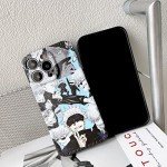 Satoru Gojo Anime Phone Case with Keychain