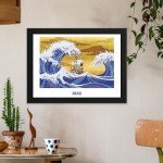 One Piece Thousand Sunny Framed Poster Print
