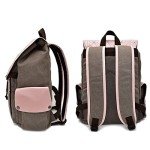 Lukvuzo 3D Print Anime Canvas Backpack - Pink