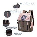 Lukvuzo 3D Print Anime Canvas Backpack - Pink