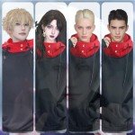 Unisex Jujutsu Kaisen 3D Hoodie - XL Red/Black