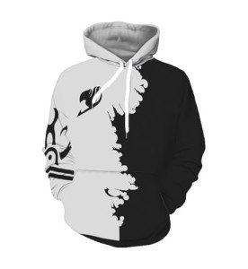 RHAJQ Unisex Anime Hoodie in White, XL
