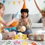 Cute Anime Face Stickers - 16 Sheets for Kids