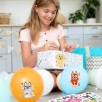 Cute Anime Face Stickers - 16 Sheets for Kids