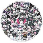 Kuromi Cute Kawaii 50-Piece Sticker Pack
