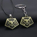 Ichigo Soul Reaper Keychain with Hollow Mask Charm