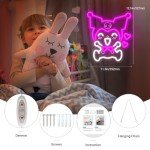 Kuromi Neon Light - Kawaii 3D LED Sign