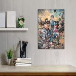 Rick and Morty Anime Canvas Wall Art 24x36