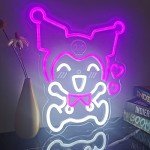 Kuromi Neon Light - Kawaii 3D LED Sign