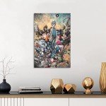 Rick and Morty Anime Canvas Wall Art 24x36