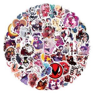 Helluva Boss 120-Count Waterproof Anime Sticker Pack