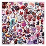 Helluva Boss 120-Count Waterproof Anime Sticker Pack