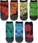One Piece Characters 7-Day Ankle Sock Pack
