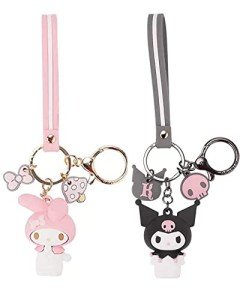 My Melody & Kuromi Cute Anime Keychain Set