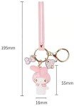 My Melody & Kuromi Cute Anime Keychain Set