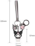 My Melody & Kuromi Cute Anime Keychain Set