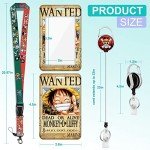 Cute Cartoon Anime Skull Lanyard Badge Holder