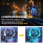 Luminous Anime Backpack with Pencil Case for Teens