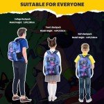 Luminous Anime Backpack with Pencil Case for Teens