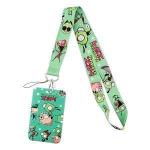 Cute Anime Keychain and ID Badge Lanyard