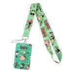 Cute Anime Keychain and ID Badge Lanyard