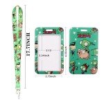 Cute Anime Keychain and ID Badge Lanyard