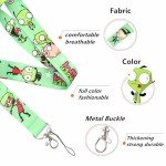 Cute Anime Keychain and ID Badge Lanyard