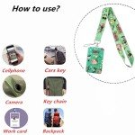 Cute Anime Keychain and ID Badge Lanyard