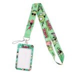 Cute Anime Keychain and ID Badge Lanyard