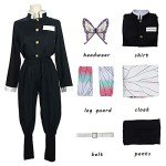 Kochou Shinobu Anime Cosplay Costume for All Ages