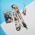 Kawaii Anime Family Badge Card Holder Set