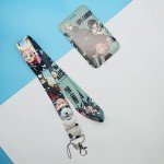 Kawaii Anime Family Badge Card Holder Set