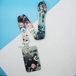 Kawaii Anime Family Badge Card Holder Set