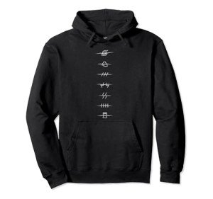 Naruto Shippuden Anti Village Symbols Hoodie