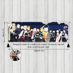 Anime Character Canvas Wall Art Tapestry with Tassels