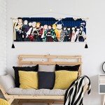 Anime Character Canvas Wall Art Tapestry with Tassels