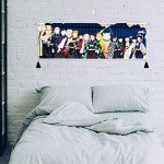 Anime Character Canvas Wall Art Tapestry with Tassels