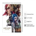 Arcane League of Legends Anime Art Print Poster